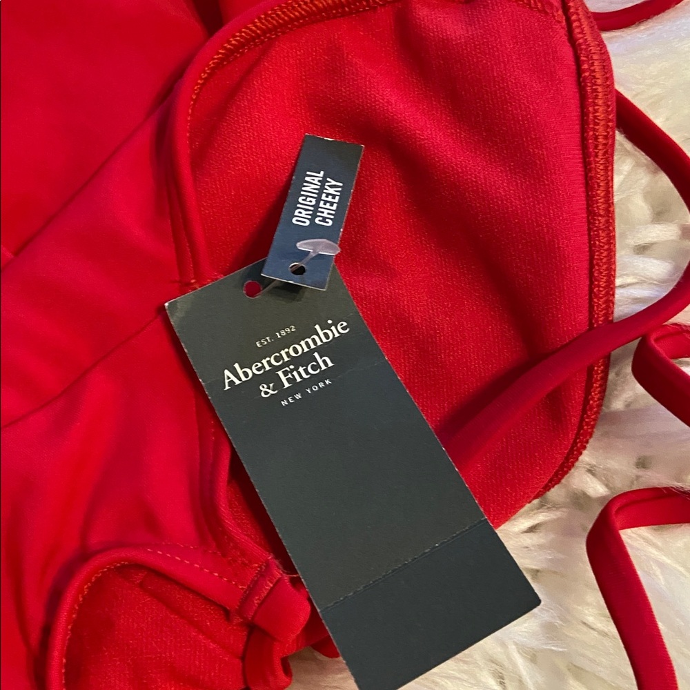 Abercrombie & Fitch Red One Piece size S swimsuit brand new - Picture 8 of 8